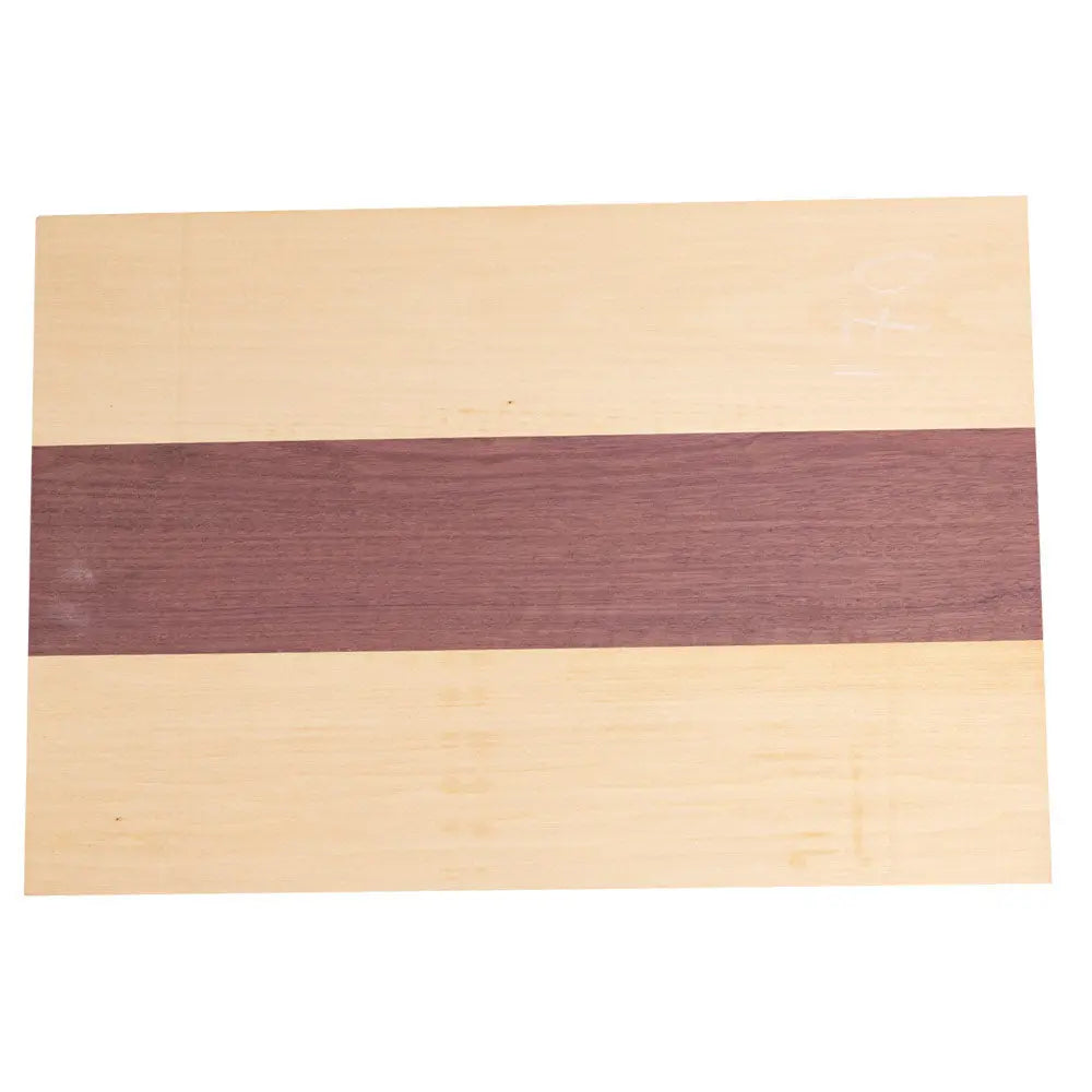 Basswood + Purpleheart Guitar Body Blanks 3 Piece - 21" x 14" x 2" - Exotic Wood Zone - Buy online Across USA 