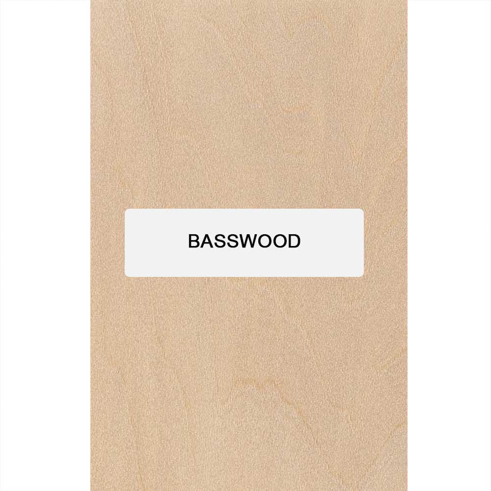Basswood Inlay Wood Blanks 1/4” x 1-1/2“ x 9” - Exotic Wood Zone - Buy online Across USA 