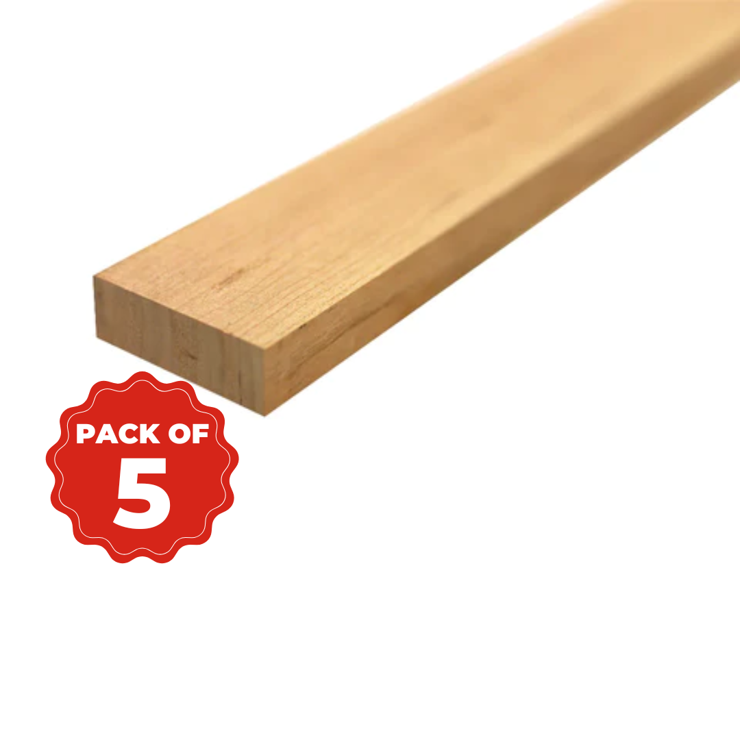 Combo Pack 5,  Black Cherry  Lumber board - 3/4” x 2” x 24” - Exotic Wood Zone - Buy online Across USA 