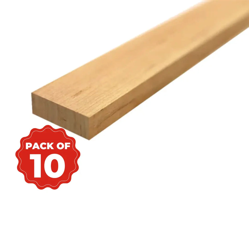 Combo Pack 10,  Black Cherry  Lumber board - 3/4” x 2” x 16” - Exotic Wood Zone - Buy online Across USA 
