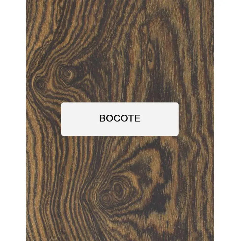 Bocote Wood Knife Blanks/Knife Scales 5"x1-1/2"x1" - Exotic Wood Zone - Buy online Across USA 