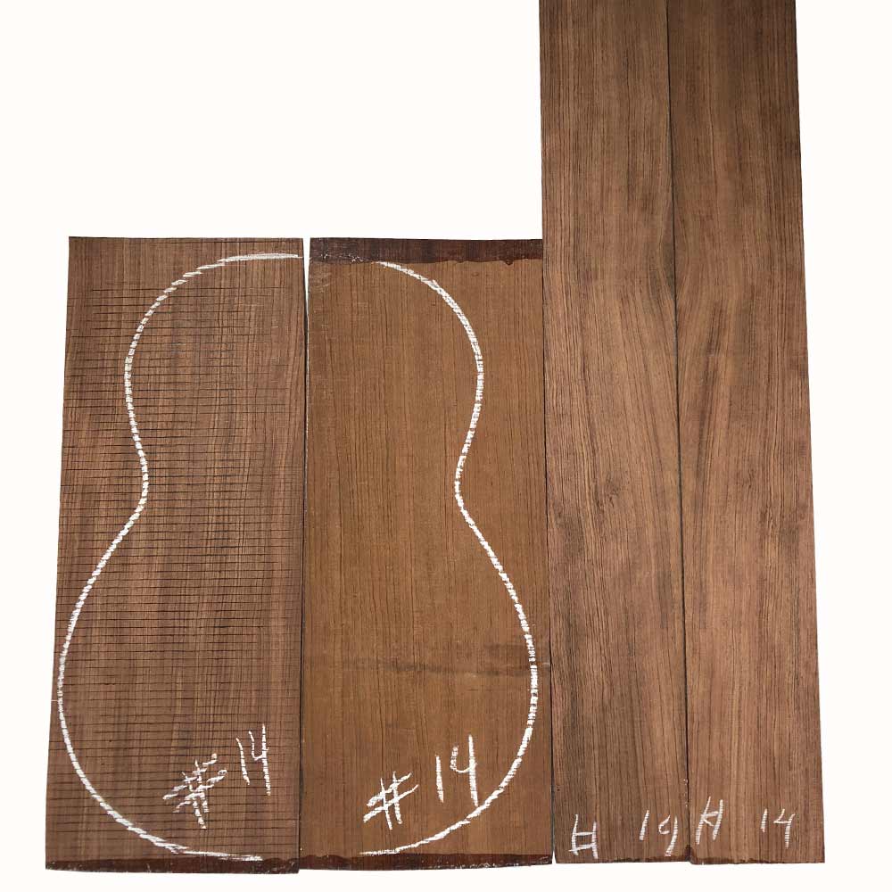 Bubinga Rosewood Classical/OM Guitar Back &amp; Side Sets - Exotic Wood Zone - Buy online Across USA 
