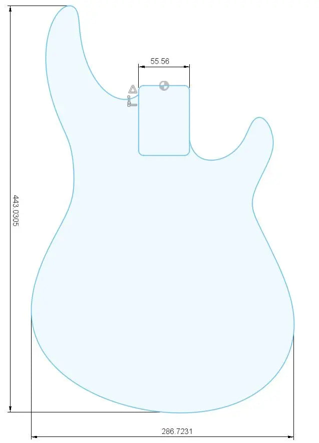 Pre-Cut Guitar Bodies- #Model C-6C - Exotic Wood Zone - Buy online Across USA 