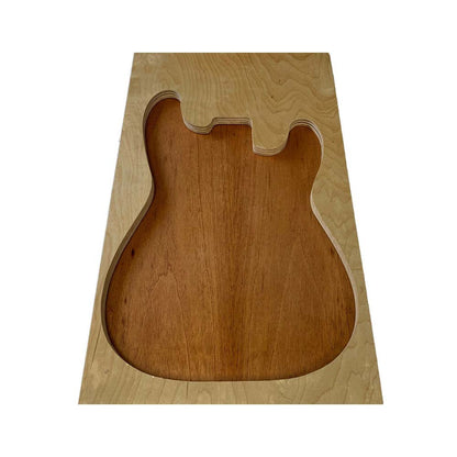 Spanish Cedar Explorer Guitar Body Blanks - 2 Piece Glued, 28&quot;x18&quot;x2&quot; - Exotic Wood Zone 