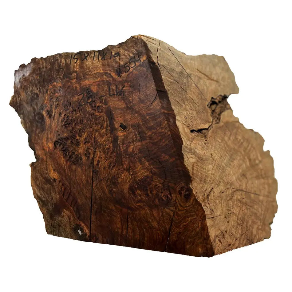 Chechen Burl Cap 15"x11"x10" 28.00 lbs |  #554 - Exotic Wood Zone - Buy online Across USA 