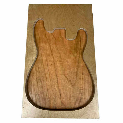 Cherry Guitar Body Blanks- Single Piece Body 21&quot; x 14&quot; x 2&quot; - Exotic Wood Zone - Buy online Across USA 