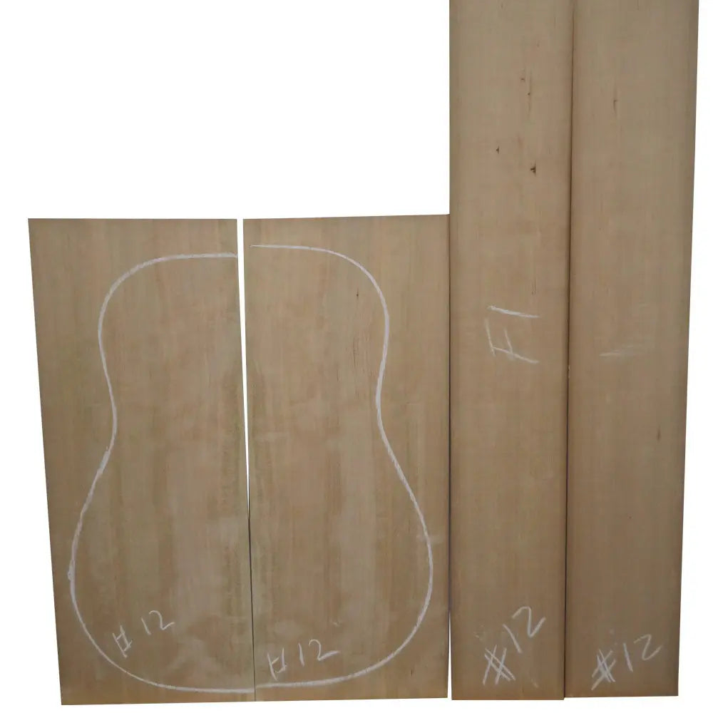 Cherry Dreadnought Guitar Back &amp; Side Sets - Exotic Wood Zone - Buy online Across USA 