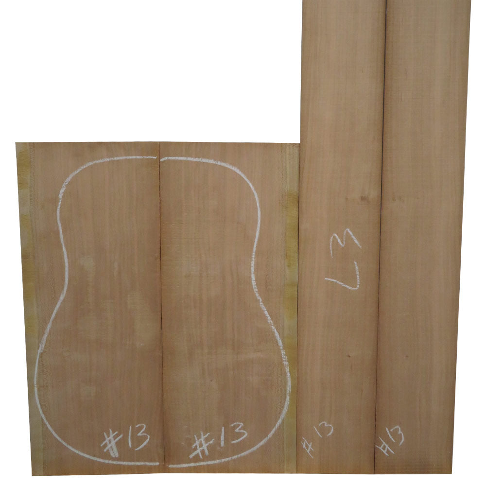 Lot of 10 , Black Cherry  Guitar Classical Back and Side Sets - Exotic Wood Zone - Buy online Across USA 