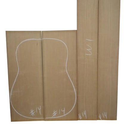 Cherry Dreadnought Guitar Back &amp; Side Sets - Exotic Wood Zone - Buy online Across USA 