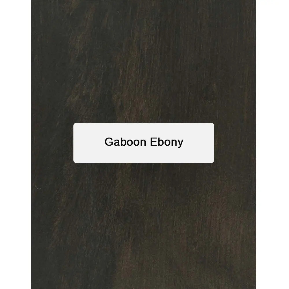 Gaboon Ebony Archtop Guitar Bridge Blank - Exotic Wood Zone - Buy online Across USA 