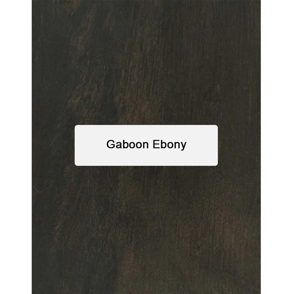 Gaboon Ebony Archtop Guitar Bridge Blank - Exotic Wood Zone - Buy online Across USA 