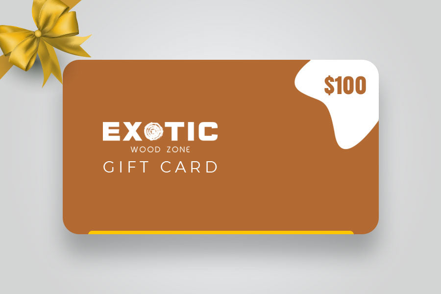Gift Card - $100.00 Gift Value (Digital) - Exotic Wood Zone - Buy online Across USA 