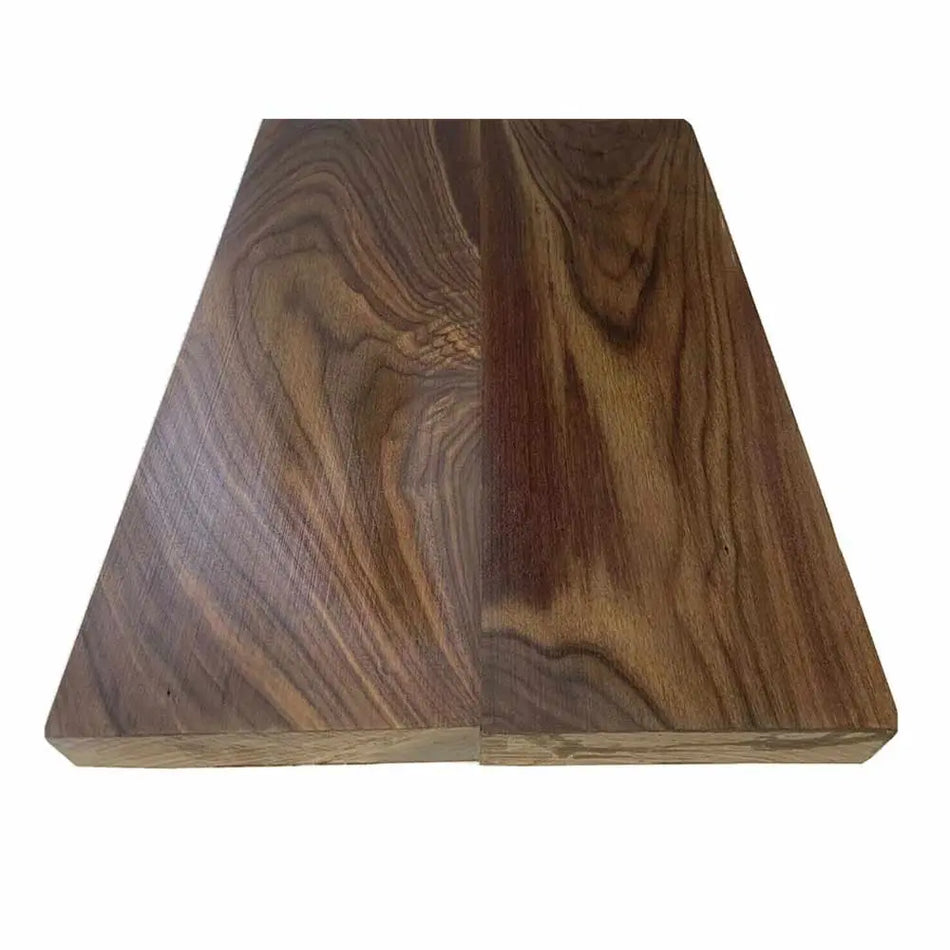 Figured Black Walnut Guitar Body Blanks 2 Piece Glued 21″x 14″x 2″ - Exotic Wood Zone 