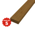 Combo Pack 5, Genuine Honduran Mahogany Lumber board - 3/4” x 2” x 24” - Exotic Wood Zone - Buy online Across USA 