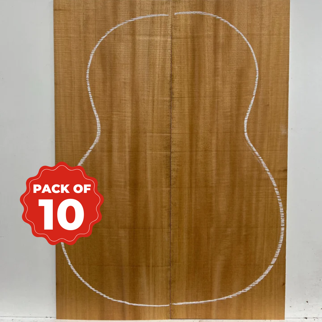 Lot Of 10 , Genuine Mahogany Guitar Dreadnought Back Sets - Exotic Wood Zone - Buy online Across USA 