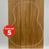 Lot Of 5 , Genuine Mahogany Guitar Dreadnought Back Sets - Exotic Wood Zone - Buy online Across USA 