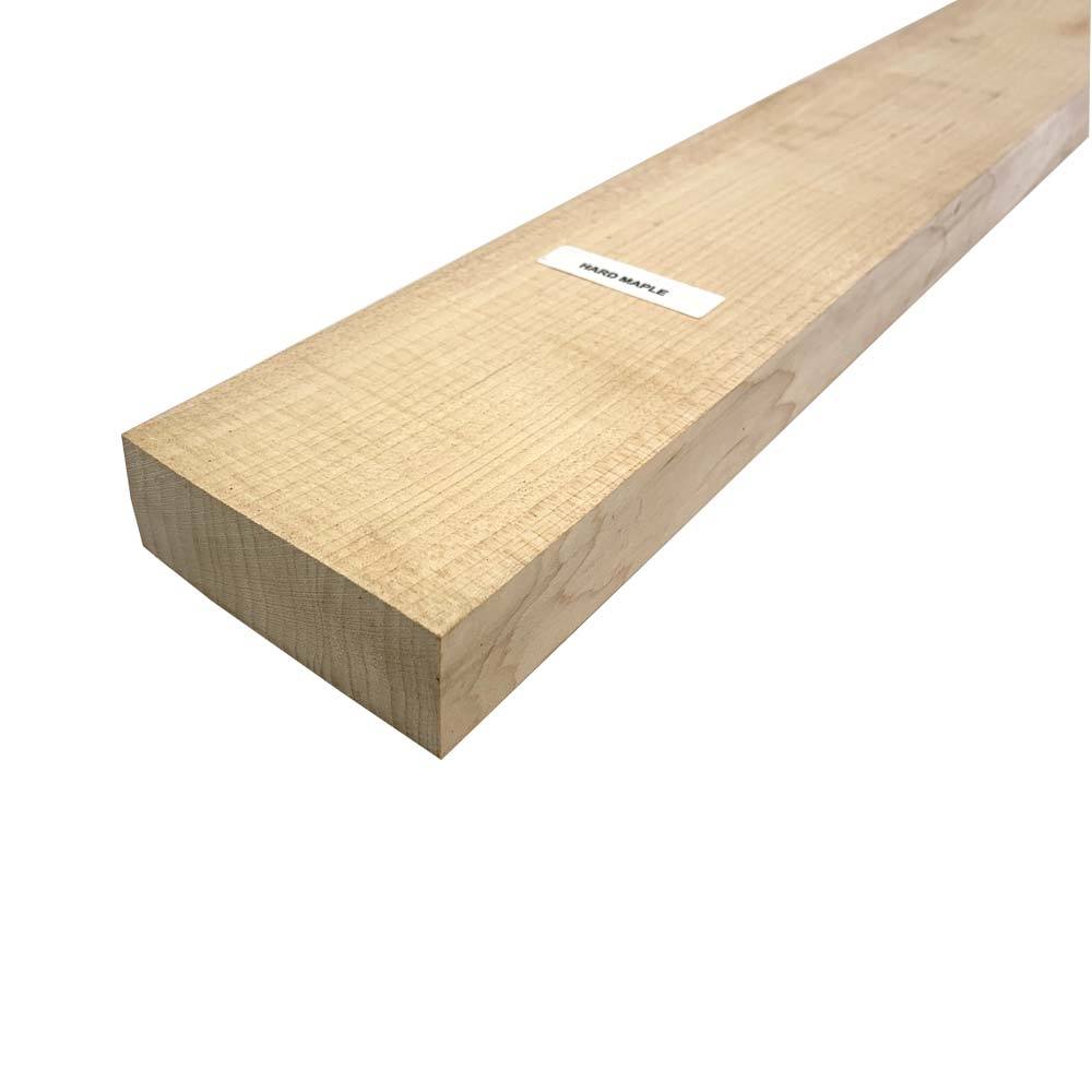 Pack of 4, Maple Lumber Boards  with Size 3/4&quot; x 4&quot; x 18&quot; - Exotic Wood Zone 