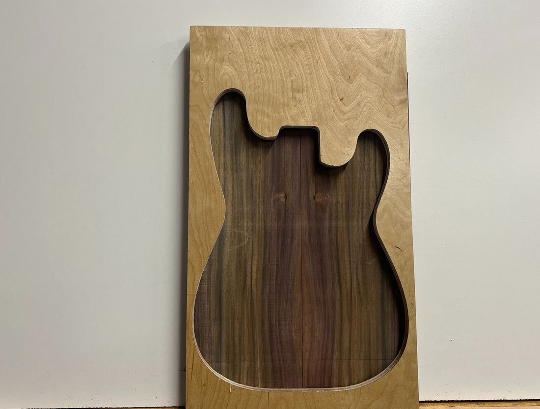 Indian Rosewood Bariole Guitar Drop Top | Book Matched Set 