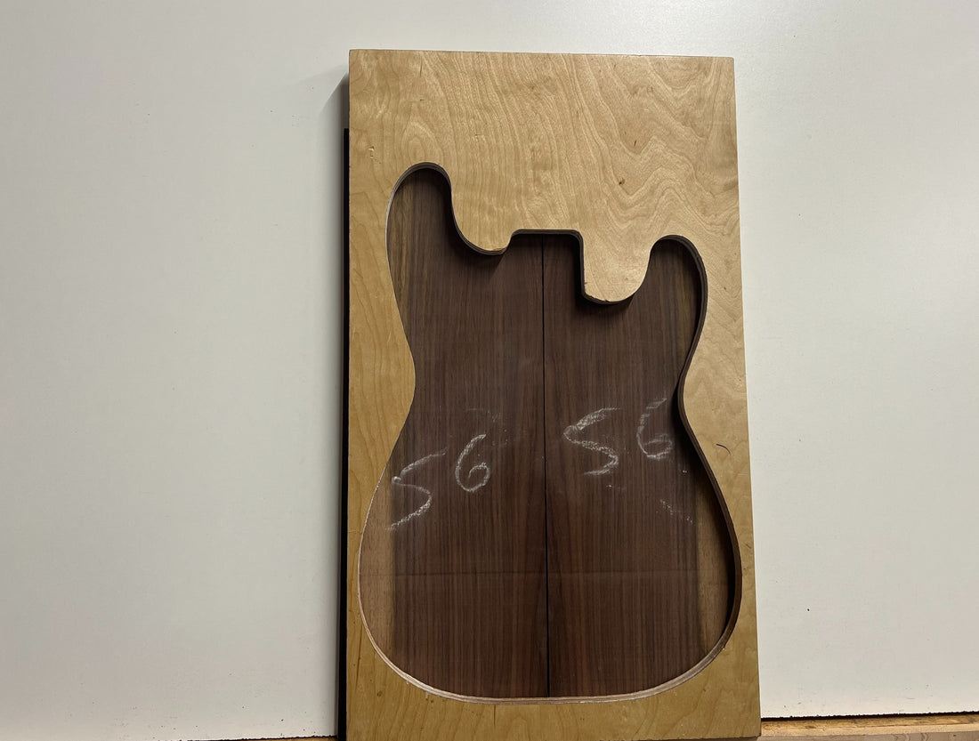 Indian Rosewood Bariole Guitar Drop Top | Book Matched Set 
