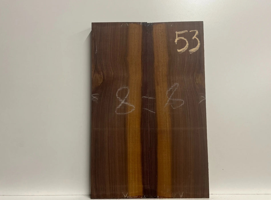 Indian Rosewood Electric Guitar Carved Tops | 21” x 7” x 1-1/4” | Book Matched Sets #53 - Exotic Wood Zone - Buy online Across USA