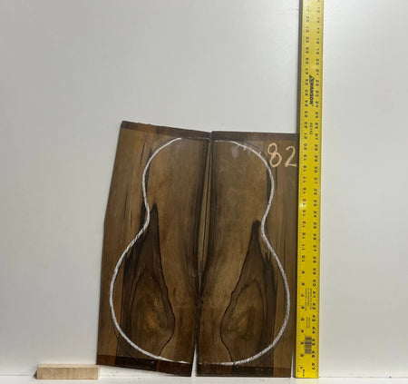 Rare Exotic Palemoon Ebony Classical Guitar Back and Side Set #82 - Exotic Wood Zone - Buy online Across USA 