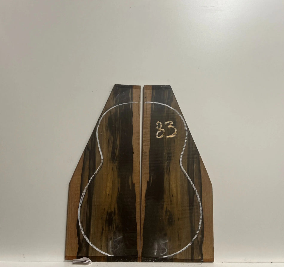 Rare Exotic Palemoon Ebony Classical Guitar Back and Side Set #83 - Exotic Wood Zone - Buy online Across USA 