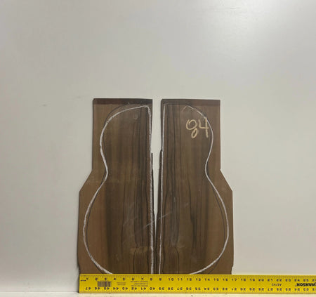 Rare Exotic Palemoon Ebony Classical Guitar Back and Side Set #84 - Exotic Wood Zone - Buy online Across USA 