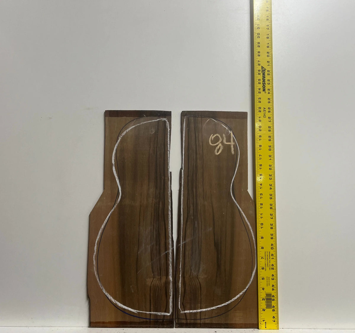 Rare Exotic Palemoon Ebony Classical Guitar Back and Side Set #84 - Exotic Wood Zone - Buy online Across USA 