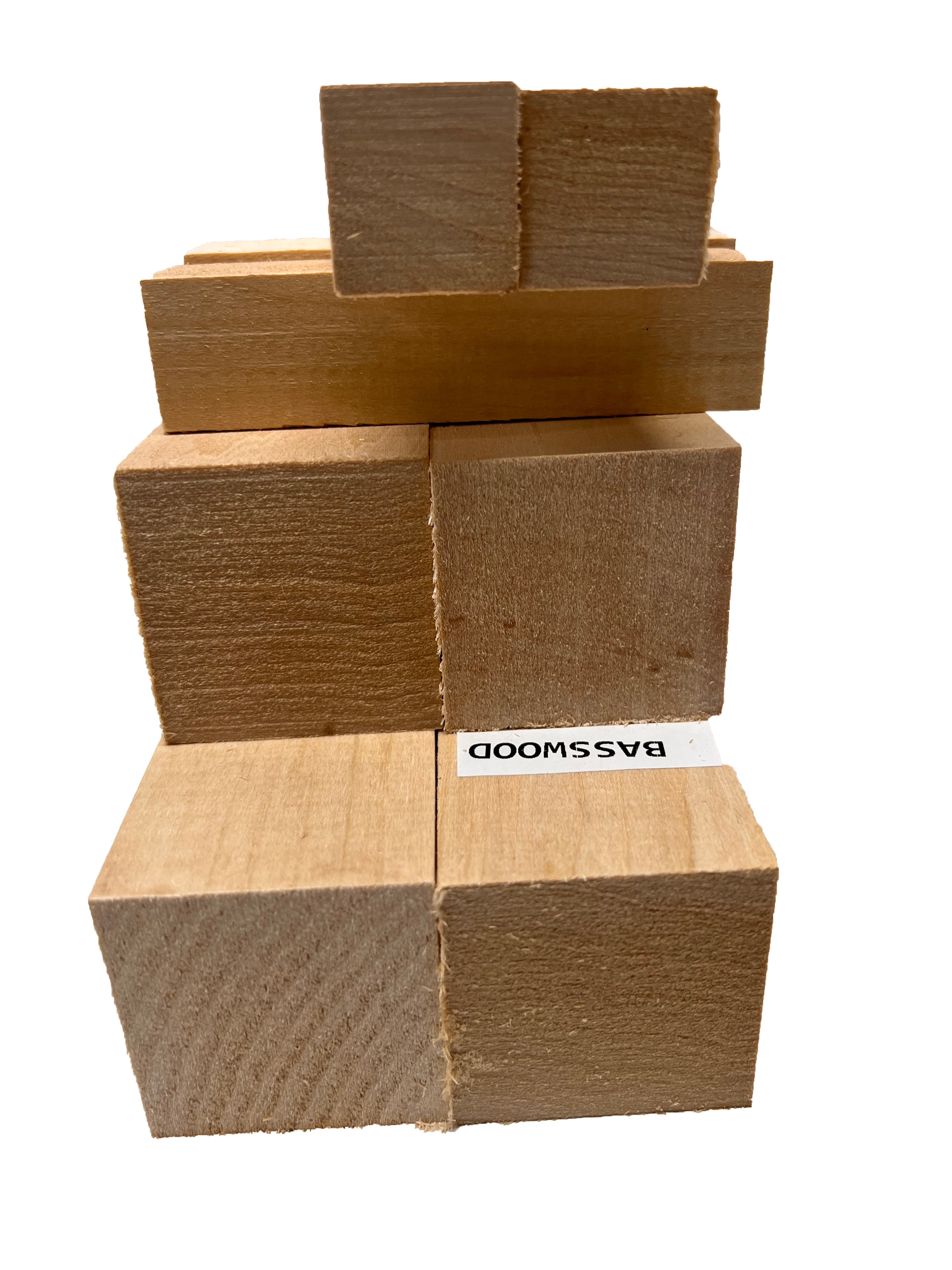 Tlily Madera de tilo, madera natural en bruto de balsa para tallar bloques  de madera, sin tratar, para manualidades : : Hogar y cocina
