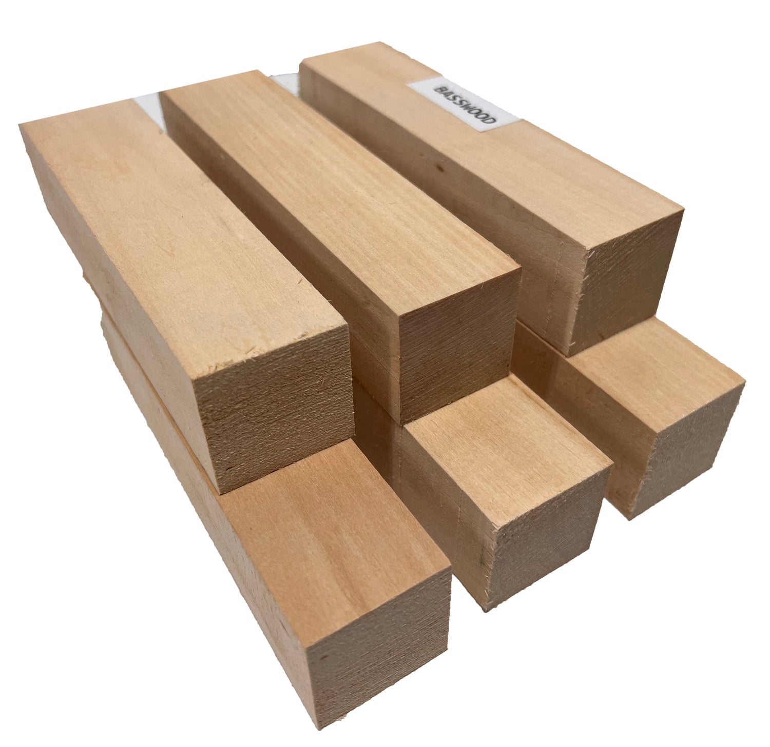 3 bloques de madera de tilo