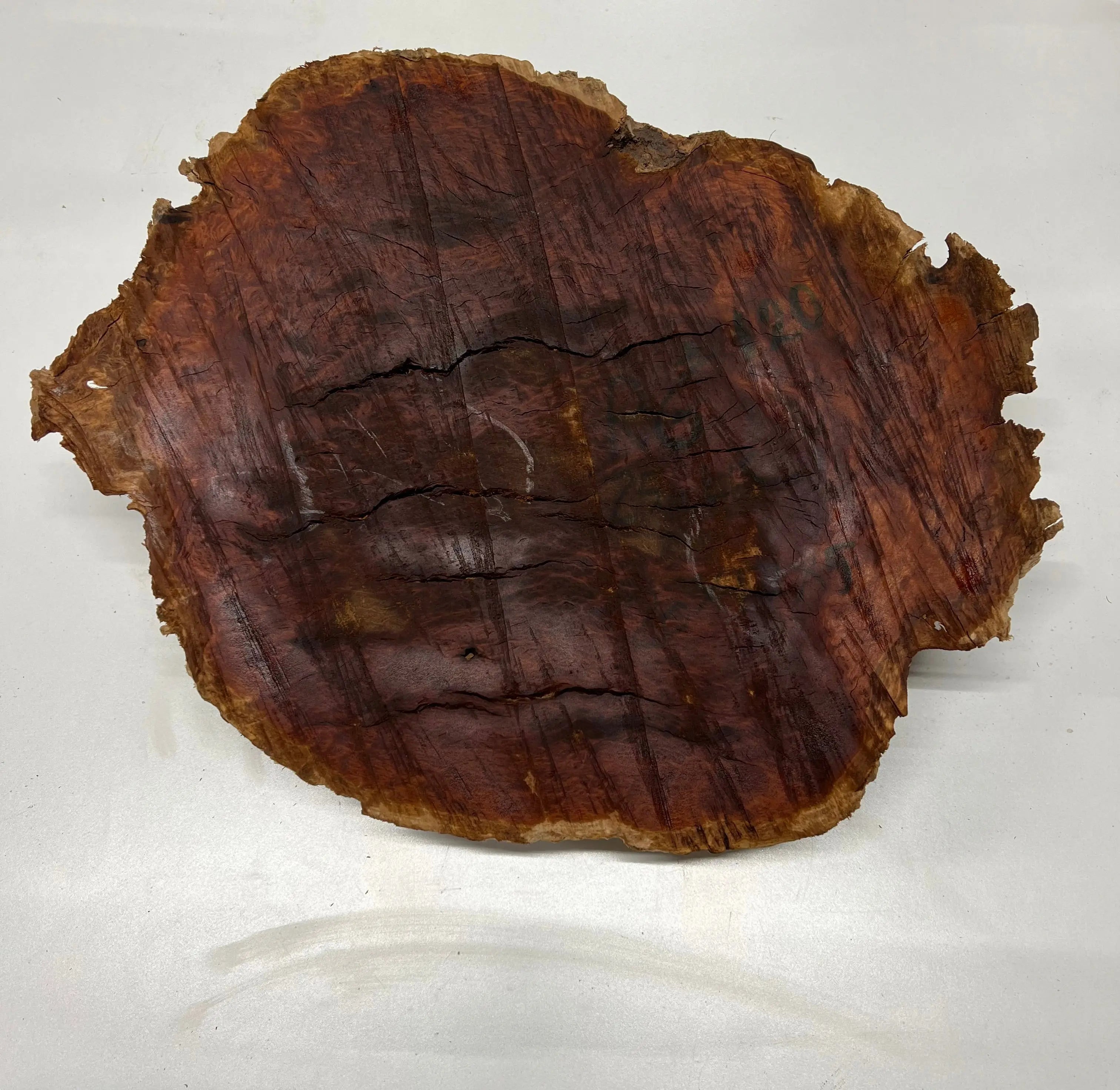 Red Gum Burl Clocks/Slabs  20" x 17" x 5", 25 lbs  | #120 - Exotic Wood Zone - Buy online Across USA 