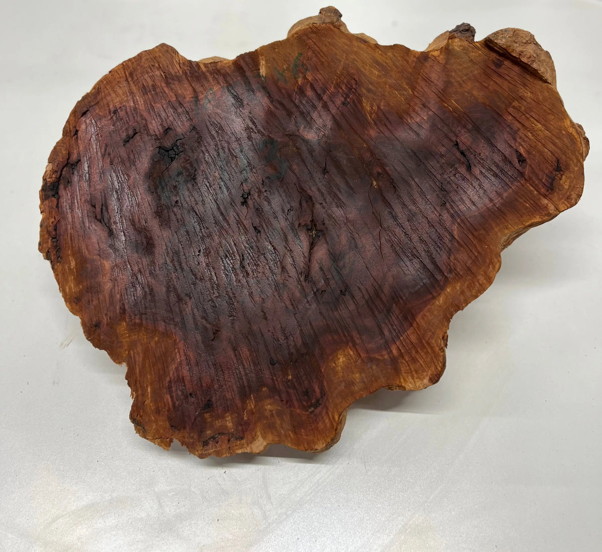 Red Gum Burl Clocks/Slabs  18" x 13" x 6", 20.35 lbs  | #113 - Exotic Wood Zone - Buy online Across USA 