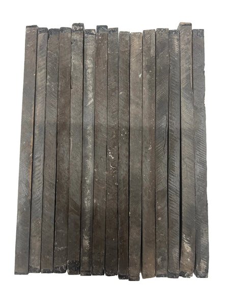 Gaboon Ebony 1/2” x 1/2” x 12” -Turning Square / Inlay / Decoration Wood Blanks - Exotic Wood Zone - Buy online Across USA 