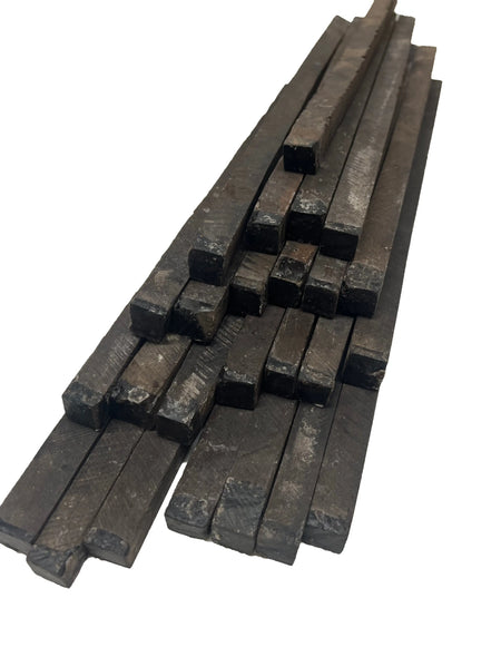 Gaboon Ebony 1/2” x 1/2” x 12” -Turning Square / Inlay / Decoration Wood Blanks - Exotic Wood Zone - Buy online Across USA 