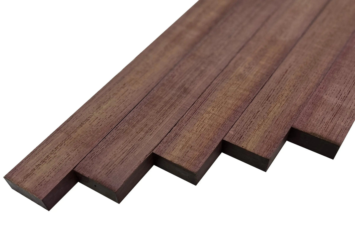 Pack of 5 , 3/4" Lumber Boards | Purpleheart Cutting Board Blocks- Exotic Wood Zone - Buy online Across USA 