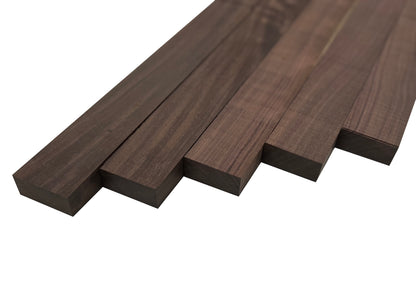 Pack of 5 , 3/4&quot; Lumber Boards | Katalox / Mexican ebony Cutting Board Blocks - Exotic Wood Zone - Buy online Across USA 