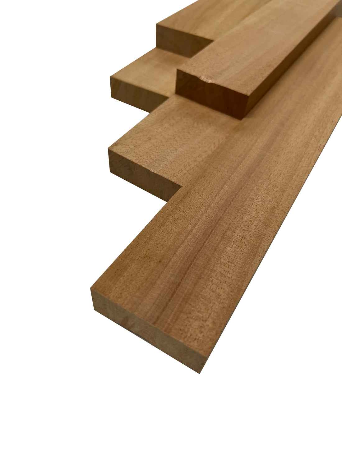 Pack of 5 , 3/4&quot; Lumber Boards | Honduran Mahogany Cutting Board Blocks   - Exotic Wood Zone - Buy online Across USA 