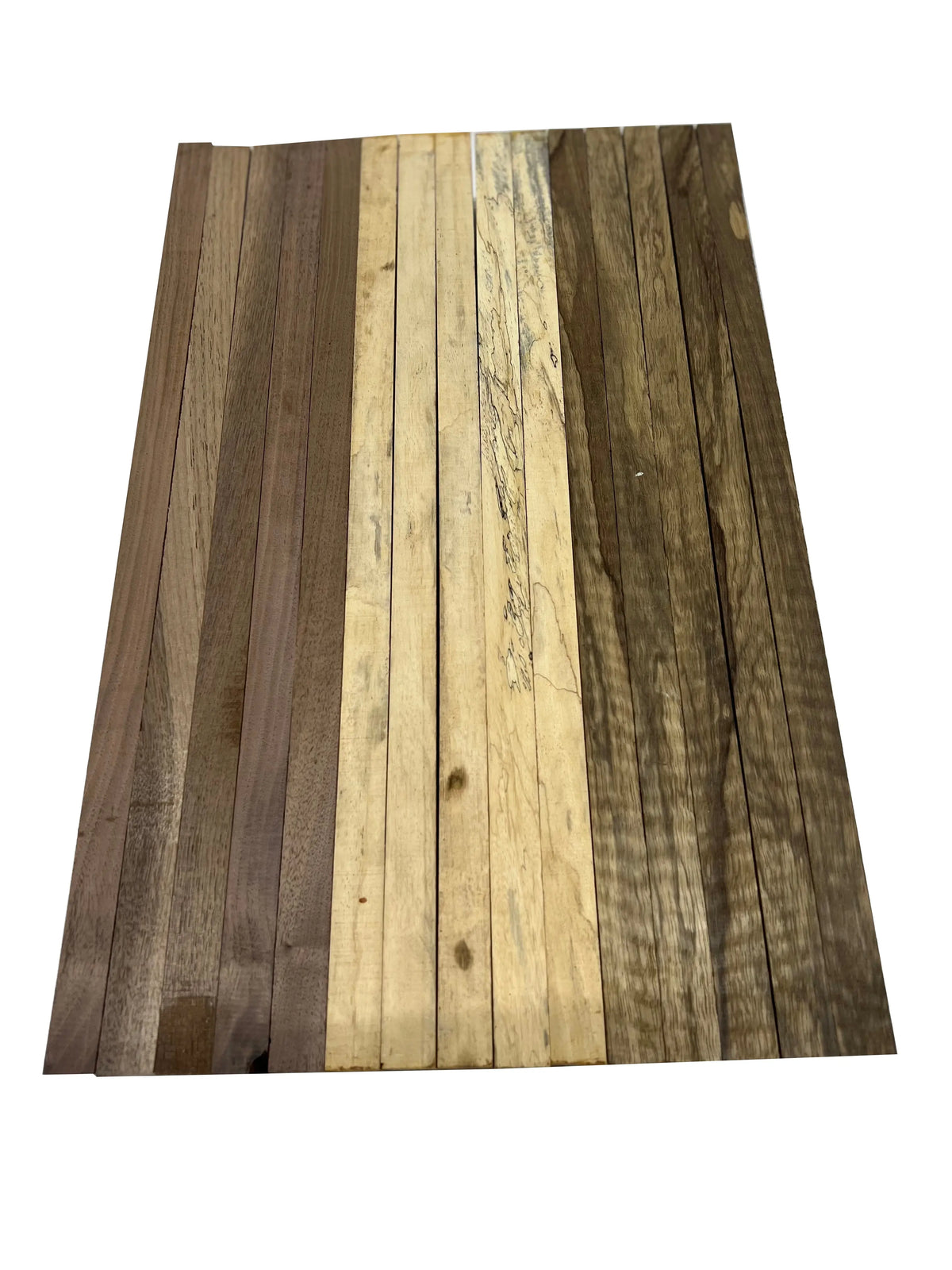 Combo of 15 , 3/4" Lumber Boards | Cutting Board Blocks | ( Walnut, Spalted Tamarind, Black Limba ) - Exotic Wood Zone - Buy online Across USA 