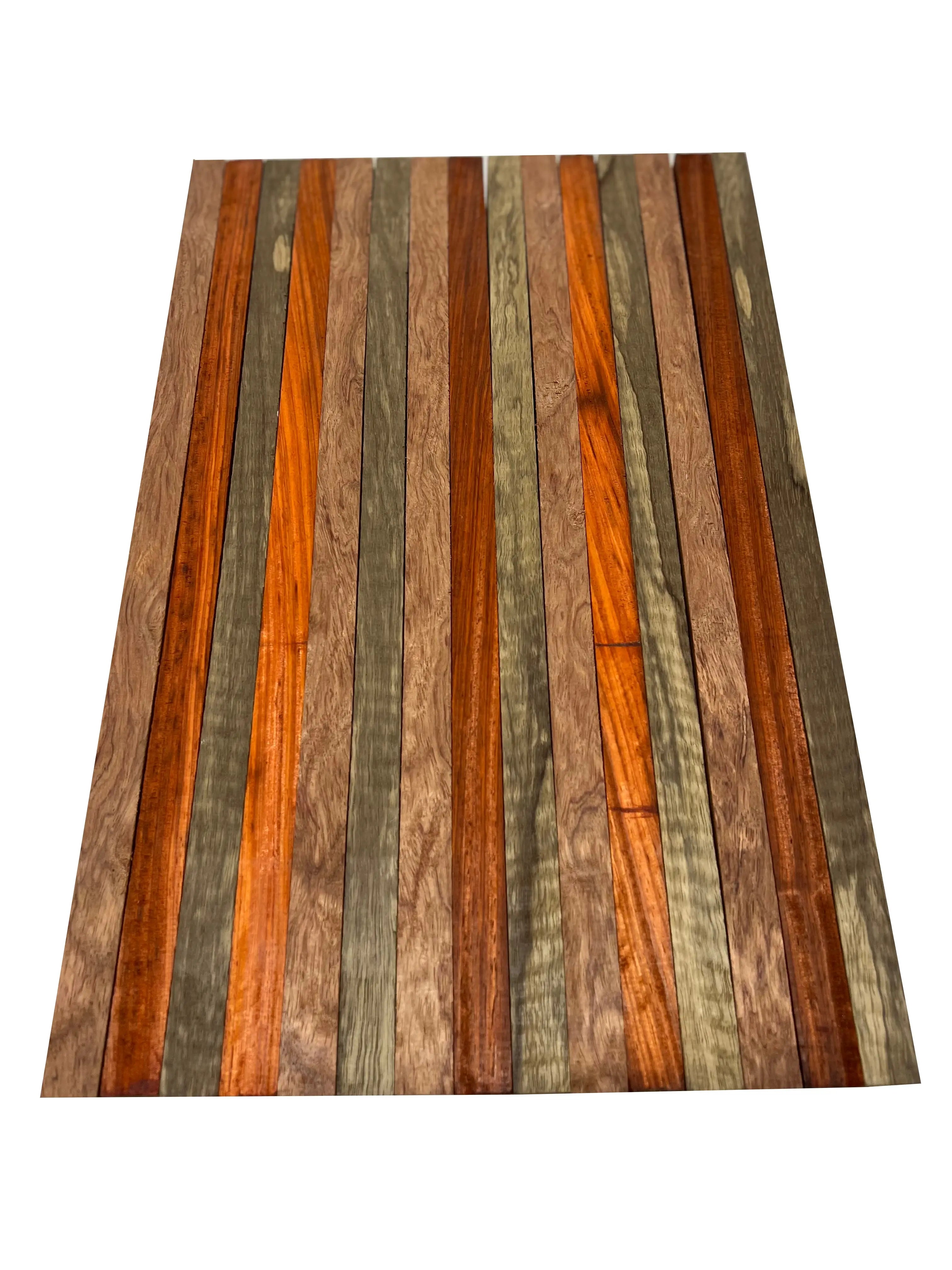 Combo of 15 , 3/4" Lumber Boards | Cutting Board Blocks| (Bubinga, Black Limba, Padauk) - Exotic Wood Zone - Buy online Across USA 