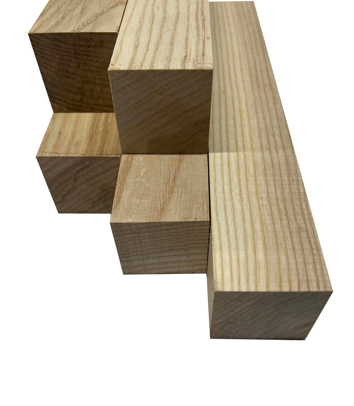 Pack Of 5 , White Ash Turning Blanks - Exotic Wood Zone - Buy online Across USA 