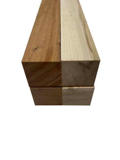 Pack Of 4 , Turning Blanks 2&quot; x 2&quot; | African Mahogany , Ambrosia - Exotic Wood Zone - Buy online Across USA 