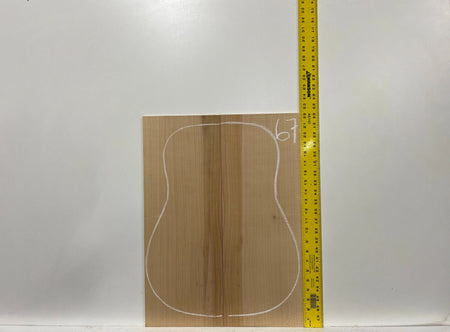 Hard Maple Dreadnought Guitar Back And Side Sets #67 - Exotic Wood Zone - Buy online Across USA 