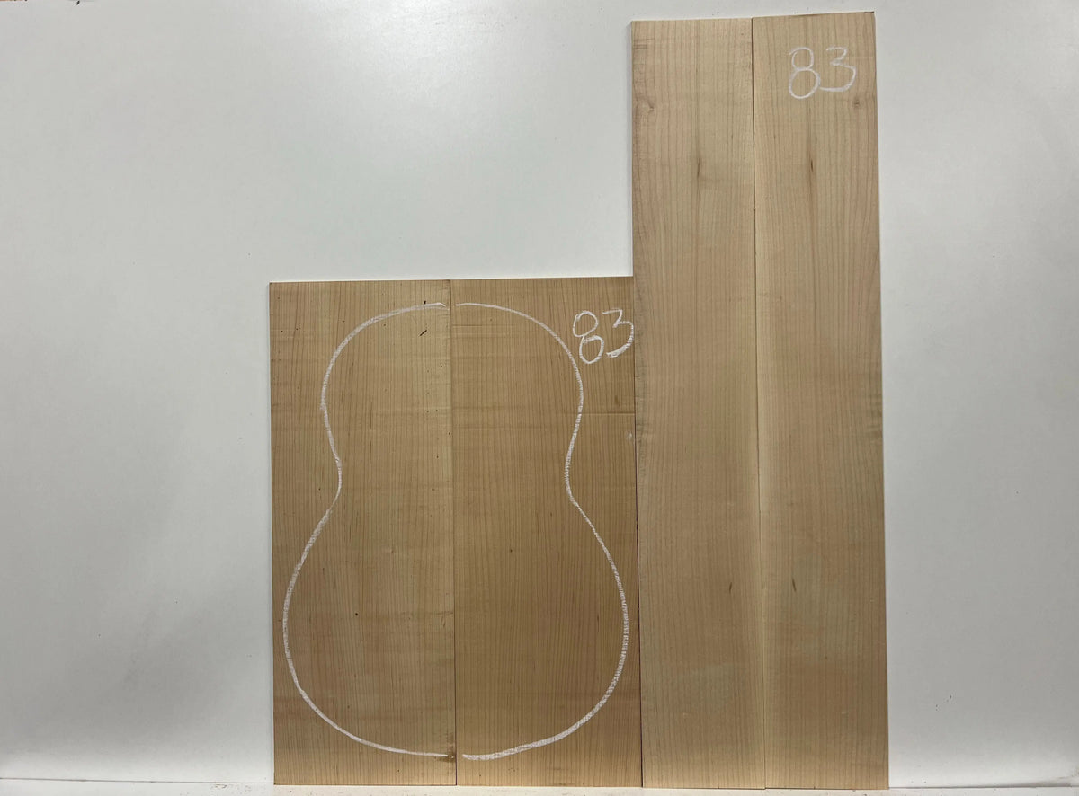 Hard Maple Classical Guitar Back and Side Sets #83 - Exotic Wood Zone - Buy online Across USA 