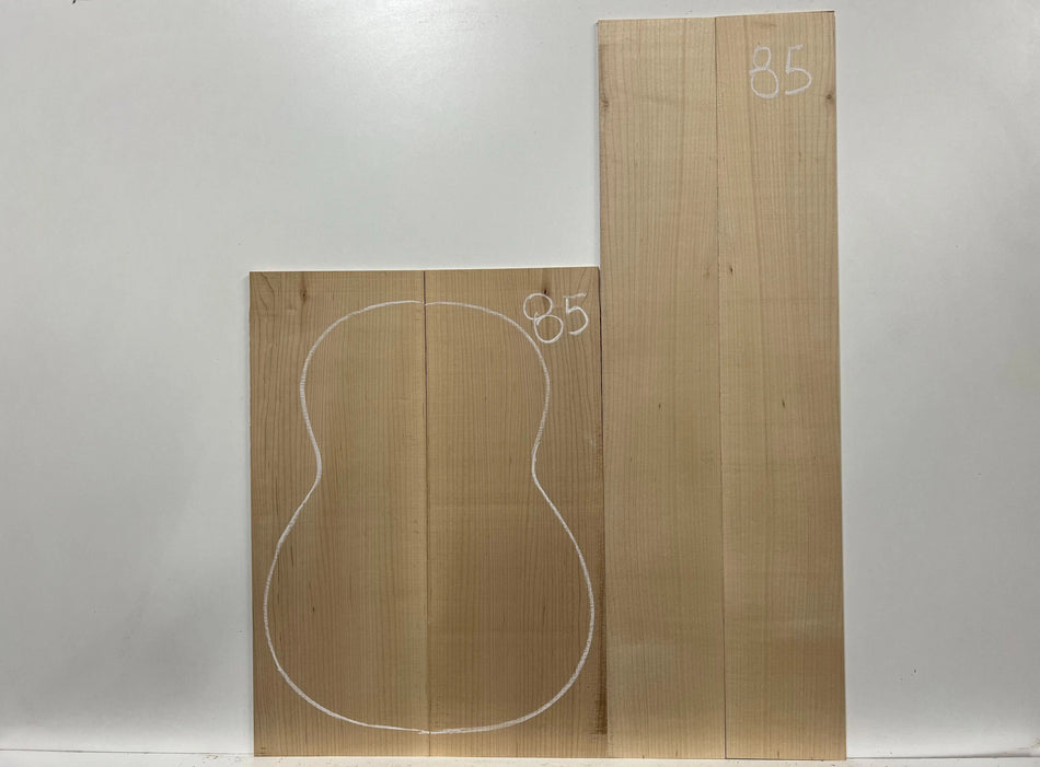 Hard Maple Classical Guitar Back and Side Sets #85 - Exotic Wood Zone - Buy online Across USA 