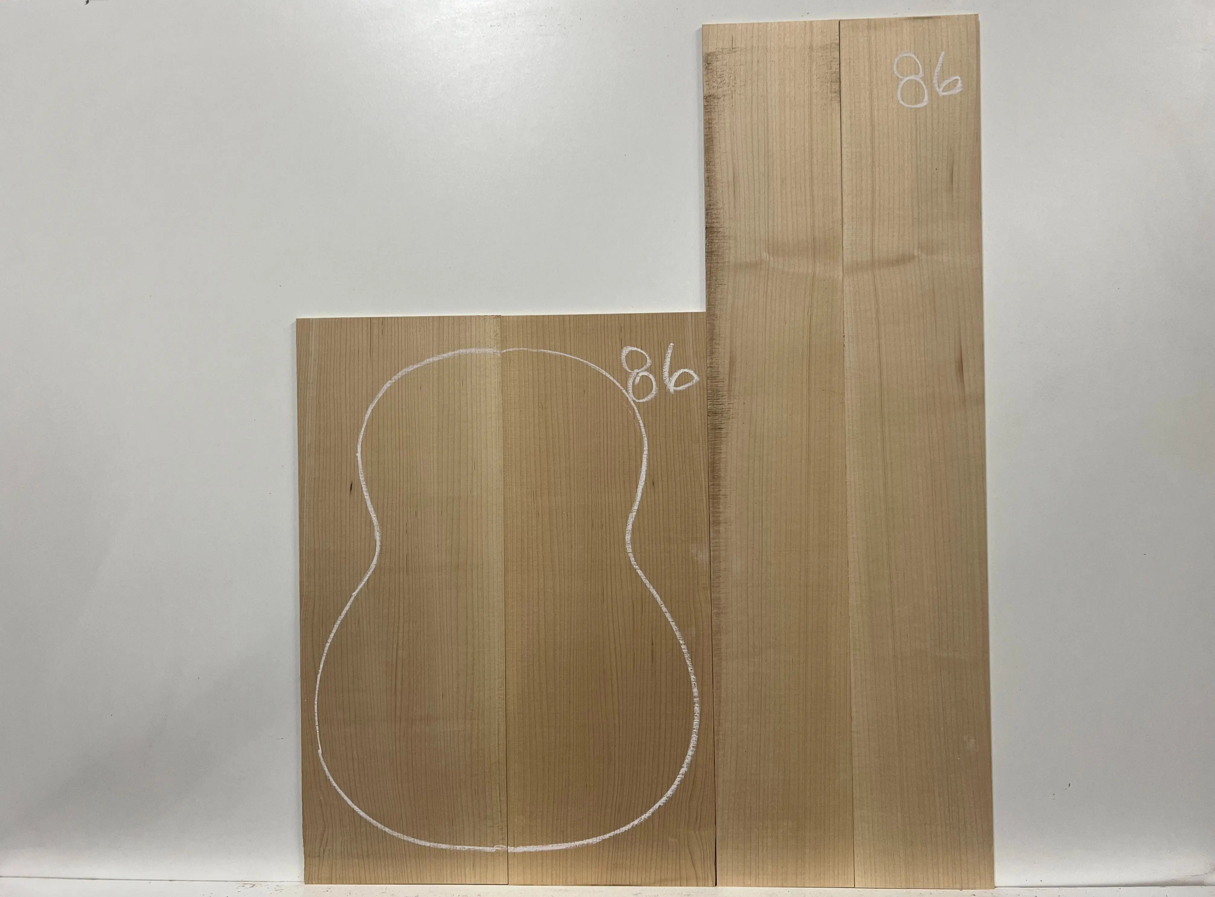 Hard Maple Classical Guitar Back and Side Sets #86 - Exotic Wood Zone - Buy online Across USA 