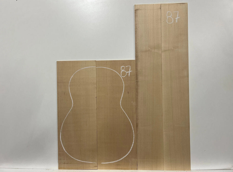 Hard Maple Classical Guitar Back and Side Sets #87 - Exotic Wood Zone - Buy online Across USA 