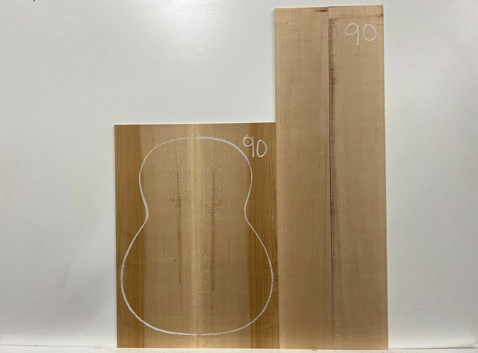 Hard Maple Classical Guitar Back and Side Sets #90 - Exotic Wood Zone - Buy online Across USA 