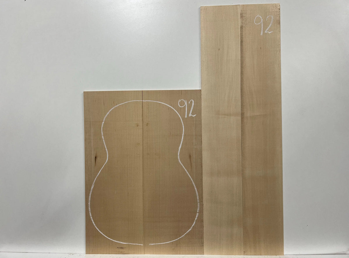 Hard Maple Classical Guitar Back and Side Sets #92 - Exotic Wood Zone - Buy online Across USA 