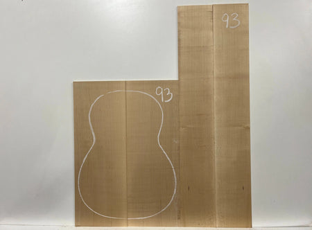 Hard Maple Classical Guitar Back and Side Sets #93 - Exotic Wood Zone - Buy online Across USA 