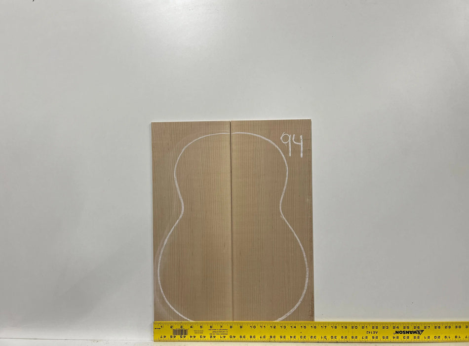 Hard Maple Classical Guitar Back and Side Sets #94 - Exotic Wood Zone - Buy online Across USA 